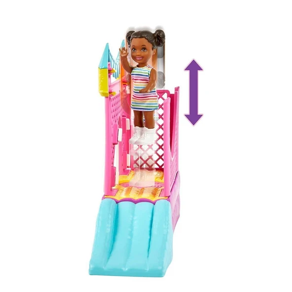 HHB67 Barbie  Bebek Bakıcısı Skipper Oyun Evi Seti - Resim 4