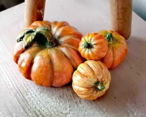 Dekoratif Bal Kabağı Set 4 lü set - 2