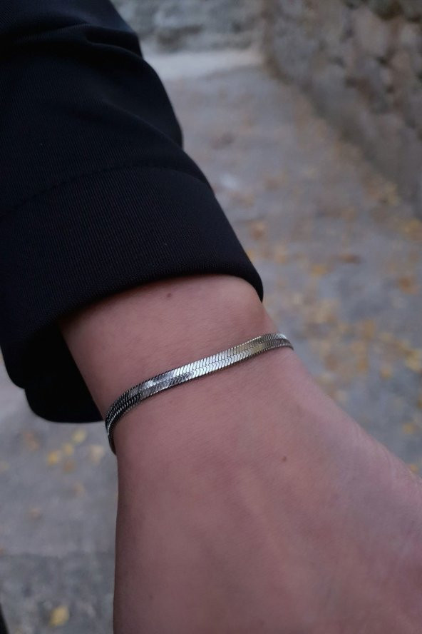 Alaşım İtalyan Zincir Bileklik Gümüş - 218 ürün görseli 1