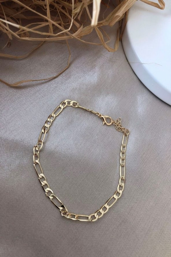 Gold Klasik Şavin Zincir Halhal - 141 - 2