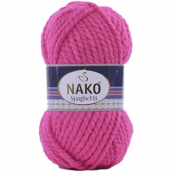 Nako Spaghetti Örgü İpi 5571 Fuşya