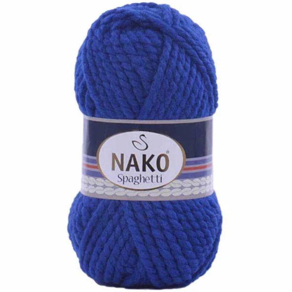Nako Spaghetti Örgü İpi 6744 Saks Mavisi