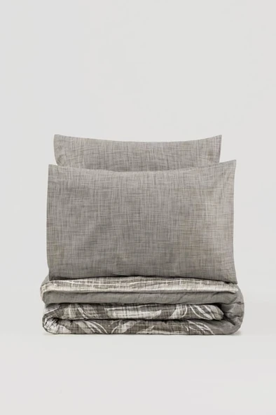 Cotton Box Modern Çift Kişilik Nevresim Takımı Root Vizon - 3
