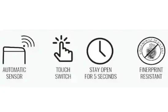 Omnipazar Xinda GSC20 Sensörlü Çöp Kovası 20 Litre Paslanmaz Çelik - 5