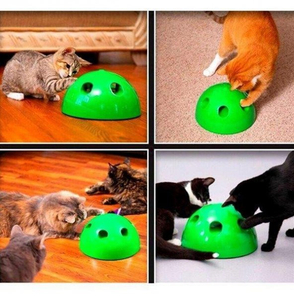 BUFFER® 360 Derece Dönebilen Değiştirilebilir İki Aparatlı Catch The Mouse Fare Yakalama Oyuncağı - 7