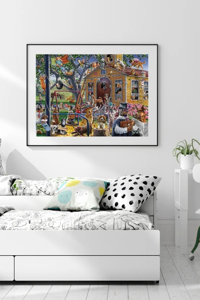 Anatolian 1000 Parçalık Puzzle - Teneffüs 1133 - Resim 3