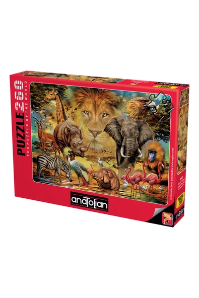 Anatolian 260 Parça XL Puzzle - Hayvan Krallığı 3342