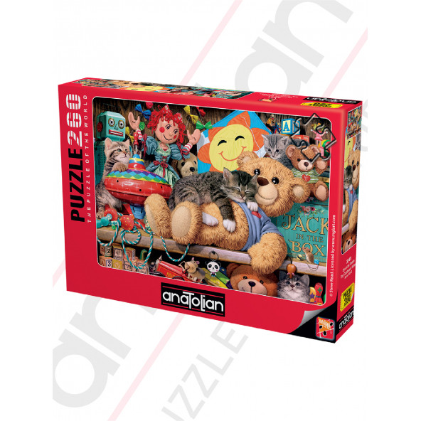 Anatolian 260 Parça Puzzle / Oyuncak Dolabı - Kod 3341