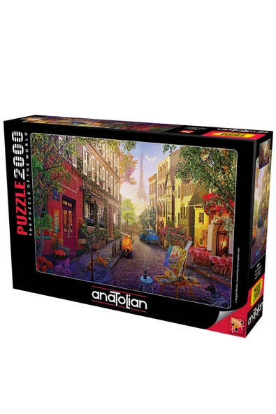 Anatolian 2000 Parçalık Puzzle - Paris Sokakları 3961