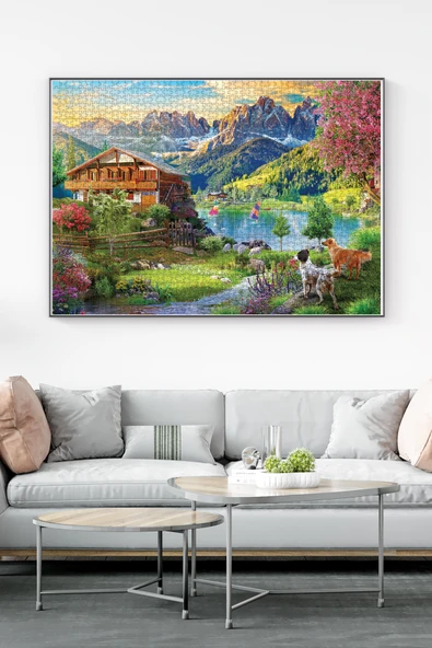 Anatolian 3000 Parçalık Puzzle - Dolomit Dağları 4928 - Resim 3