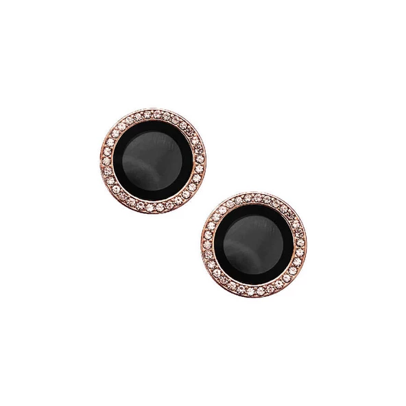 Apple iPhone 13 Mini CL-06 Renkli Taşlı Kamera Lens Koruyucu - Resim 8