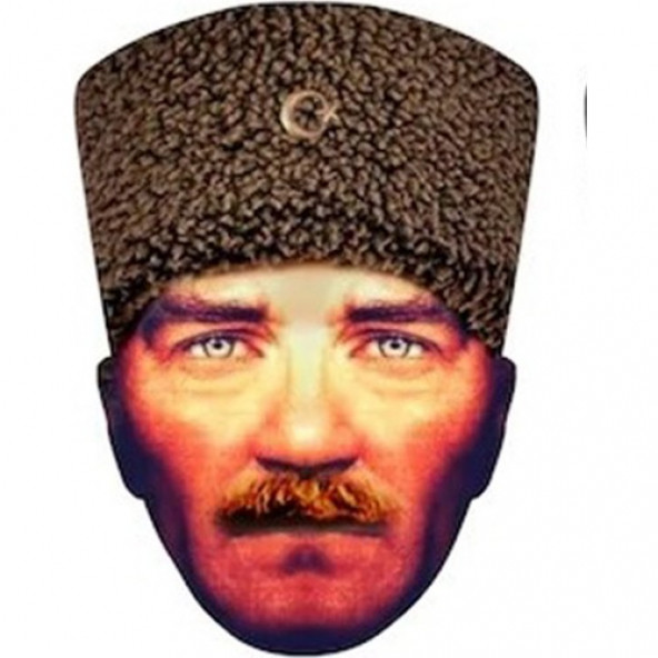Atatürk Maskesi Karton 10'lu
