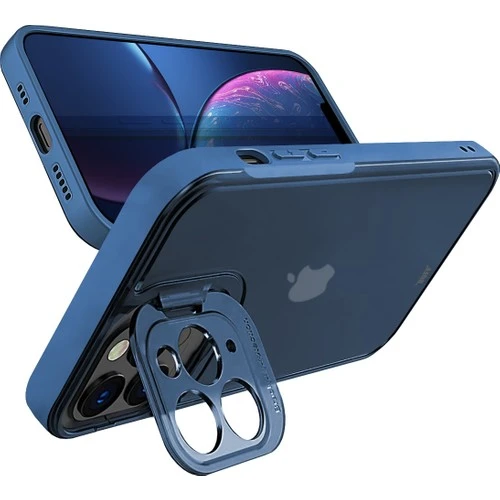 Buff Apple İphone 11 Pro Hybrid Corner Kılıf Mavi - 2