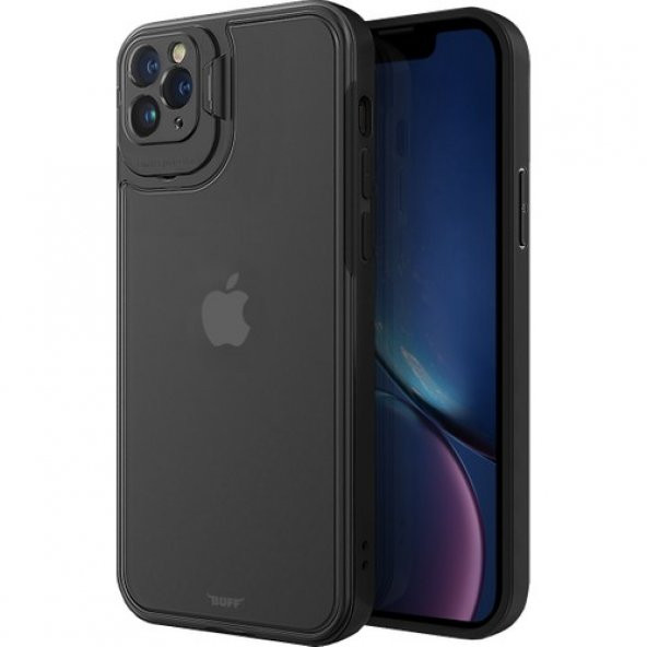 Buff iPhone 11 Pro Max Hybrid Corner Kılıf Black