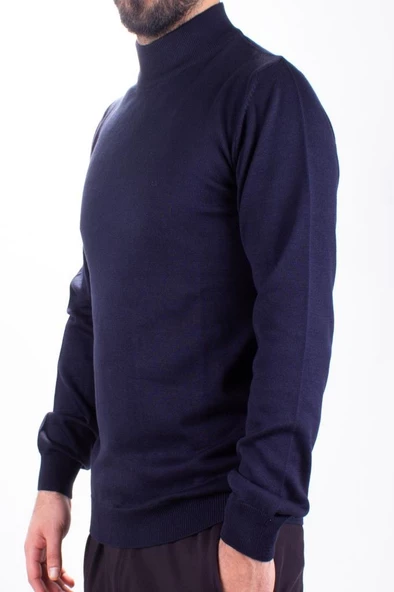 Twister 3624 Lacivert Yarım Balıkçı Erkek Kazak - Resim 3