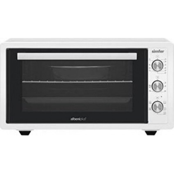 Simfer 4552 Çift Camlı 45 lt Beyaz Midi Fırın