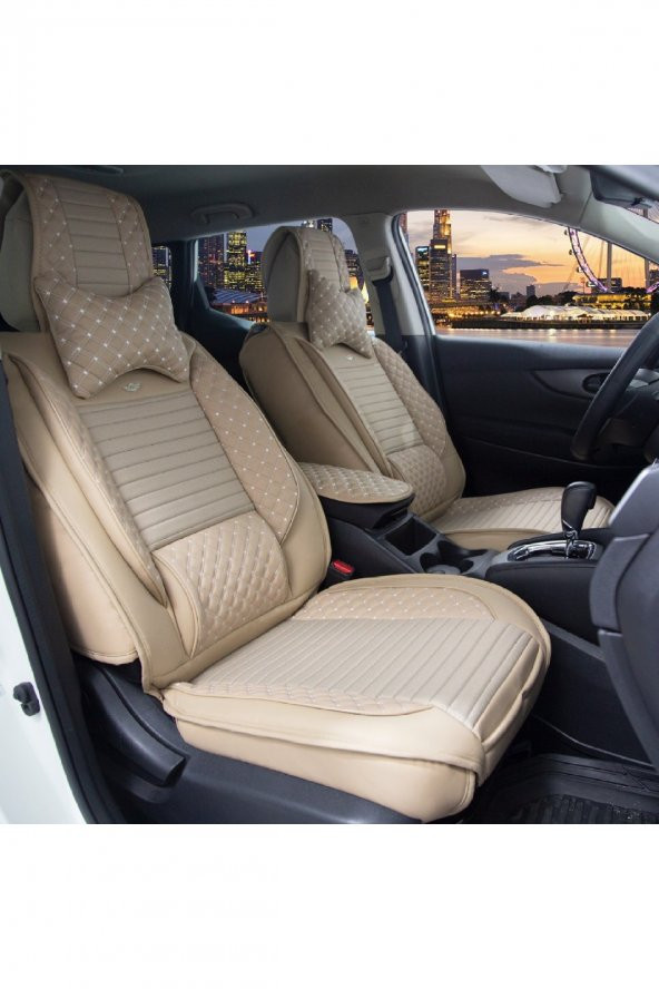 ACKSTRELTBEJP4001-16 
Bmw 1 SERİSİ 120 Lüks Deri Oto Koltuk Kılıfı Ön/Arka Set