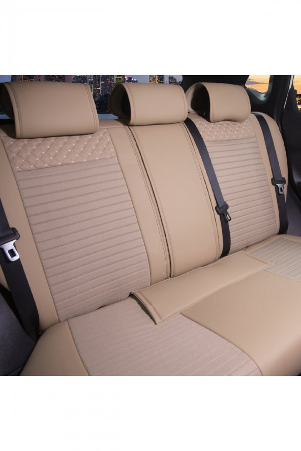 ACKSTRELTBEJP4001-16 
Bmw 1 SERİSİ 120 Lüks Deri Oto Koltuk Kılıfı Ön/Arka Set - 2