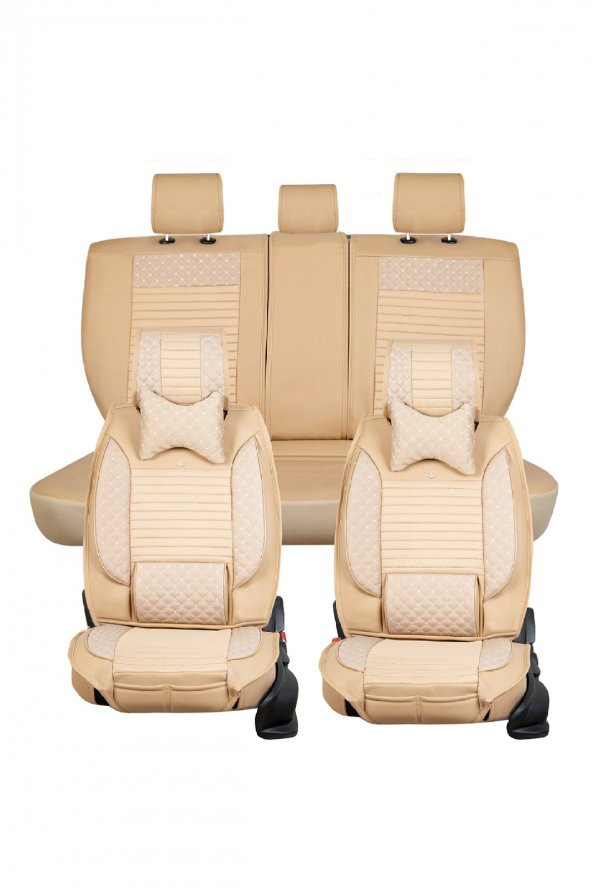 ACKSTRELTBEJP4001-16 
Bmw 1 SERİSİ 120 Lüks Deri Oto Koltuk Kılıfı Ön/Arka Set - 3