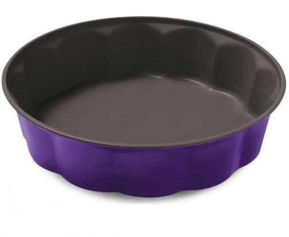 TANTİTONİ RENKLİ FİORELLA KEK KALIBI 26CM MOR