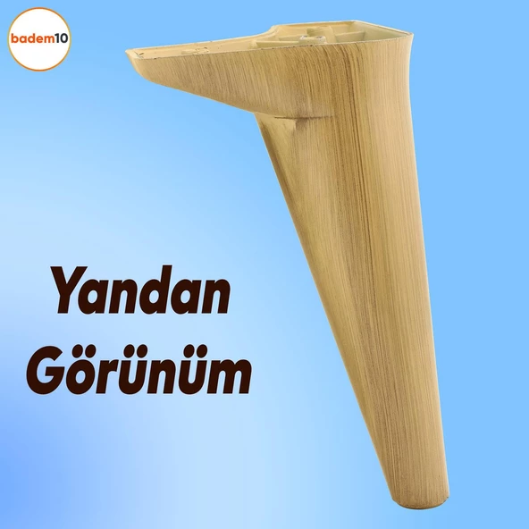 Aspen Lüks Mobilya Kanepe Koltuk Tv Ünitesi Konsol Ayağı Ayakları 20 Cm (4 ADET) - 8