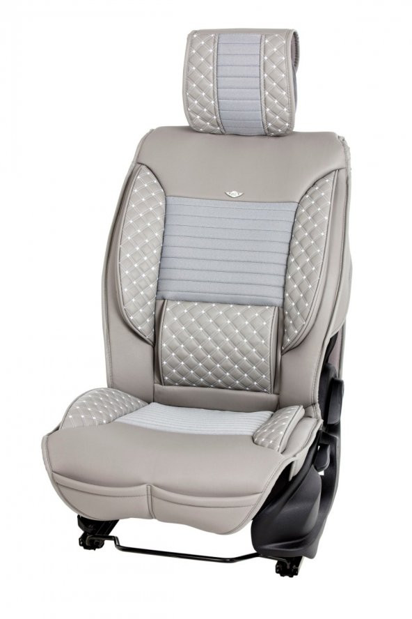 ACKSTRELTGRİ001-279 Hyundai Tuscon Yeni Lüks Deri Oto Koltuk Kılıfı Ön/Arka Set - 2