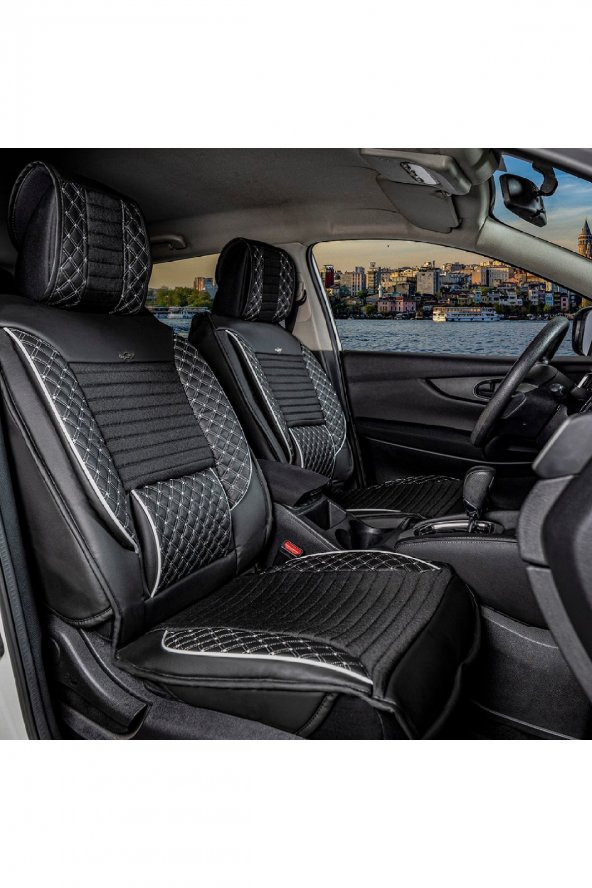 ACKSTRELTSBP4001-229 
Volkswagen Passat B8 Lüks Deri Oto Koltuk Kılıfı Ön/Arka Set