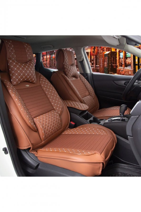 ACKSTRELTTRÇP4001-157 
Peugeot 301 Lüks Deri Oto Koltuk Kılıfı Ön/Arka Set