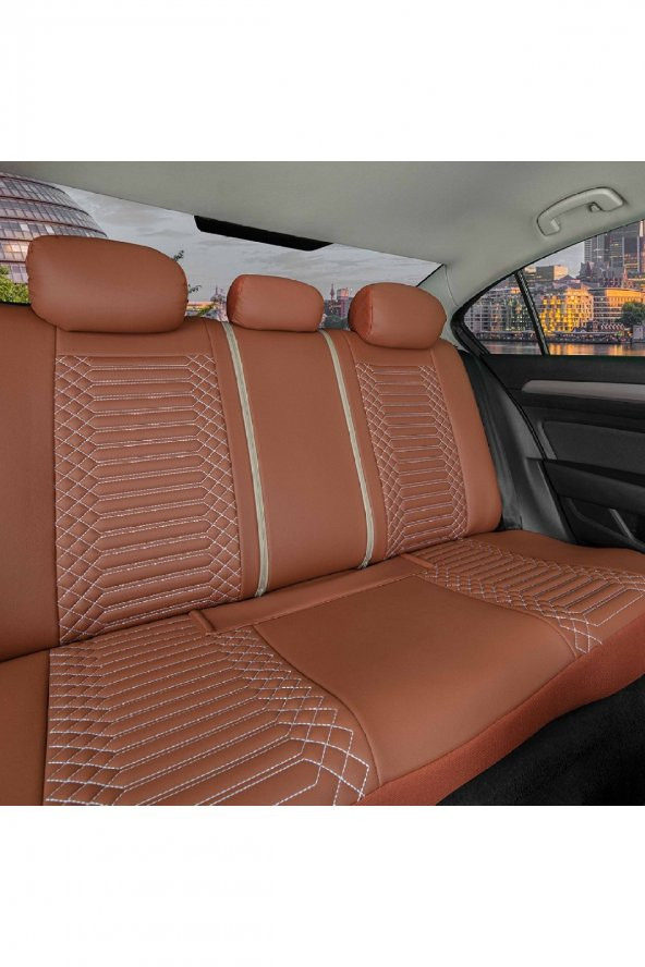 ACKSTREXCTRÇNP001-298 Kia Sportage Yeni Deri Lüks Oto Koltuk Kılıfı Ön/Arka Set EXCLUSIVE Exclusıve - 2