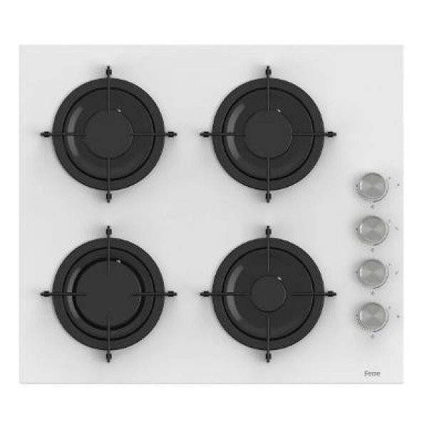 Ferre Fryart Cs Serisi Beyaz Cam Ankastre Set d064 + Cs206 + Xe63cb - 3