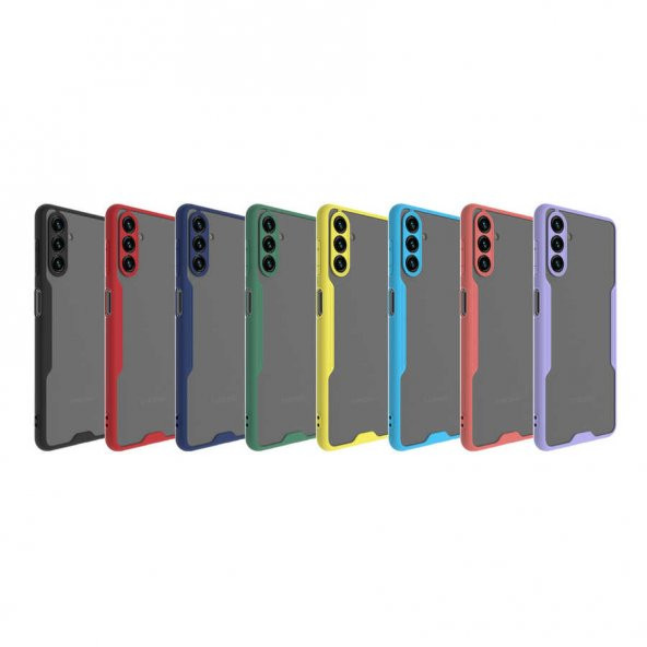 Galaxy A04S Kılıf Zore Parfe Kenarları Pastel Renk Silikon Kılıf - Resim 11