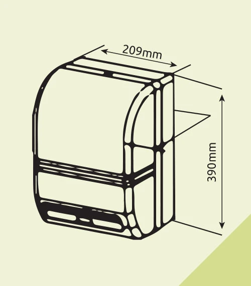 Omnipazar Xinda CZQ20 Bal Rengi Sensörlü Kağıt Havlu Dispenseri - 2