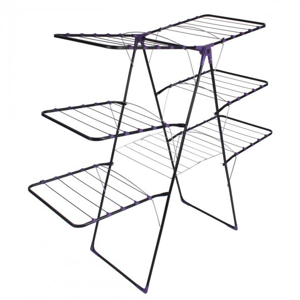 Massima Triplex Lux Üç Katlı Çamaşır Kurutmalık Katlanabilir Kurutma Askısı - 2