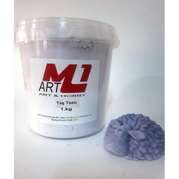 M1 ART Kokulu Taş Tozu 1kg - (kokusuzdur) 9 RENK SEÇENEĞİ - 8