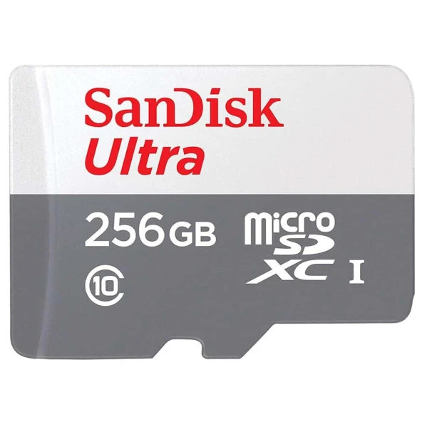 Sandisk Ultra 256Gb 100Mb/S Microsdxc Uhs-I Hafıza Kartı Sdsqunr-256G-Gn6mn