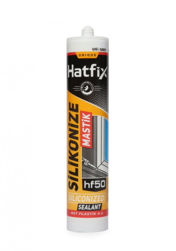 Hatfix Silikonize Mastik Gri 500Gr