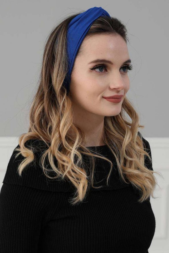Bandana Saç Bandı Saks Mavi - 2