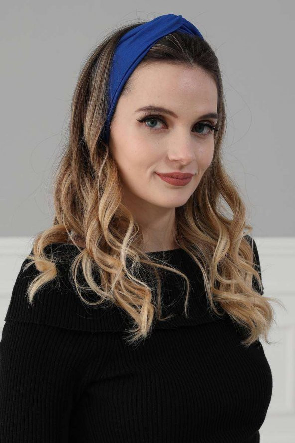 Bandana Saç Bandı Saks Mavi - 3