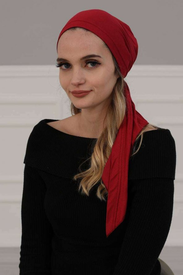 Penye Bandana Bordo - 6