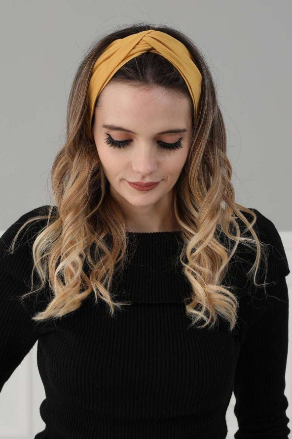 Bandana Saç Bandı Hardal - 2