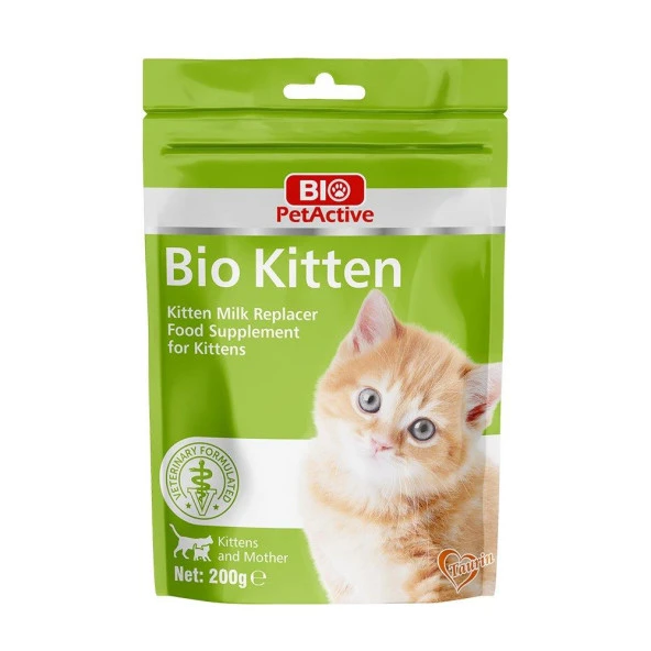 Bio PetActive Bio Kitten Kedi İçin Süt Tozu 200gr