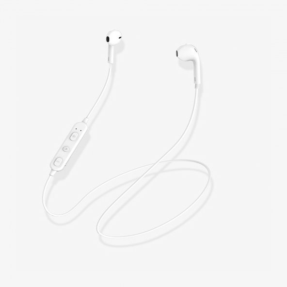 DVIP X1 in Ear Neckband Bass Bluetooth Sports Kulaklık Beyaz