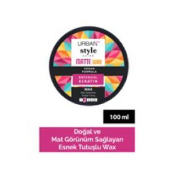 Urban Matte Wax 100Ml Style Guıde