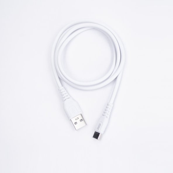 DVIP S01C 6A 67W Fast Charging UsbA to Type-C Data ve Hızlı Şarj Kablosu 1M Beyaz