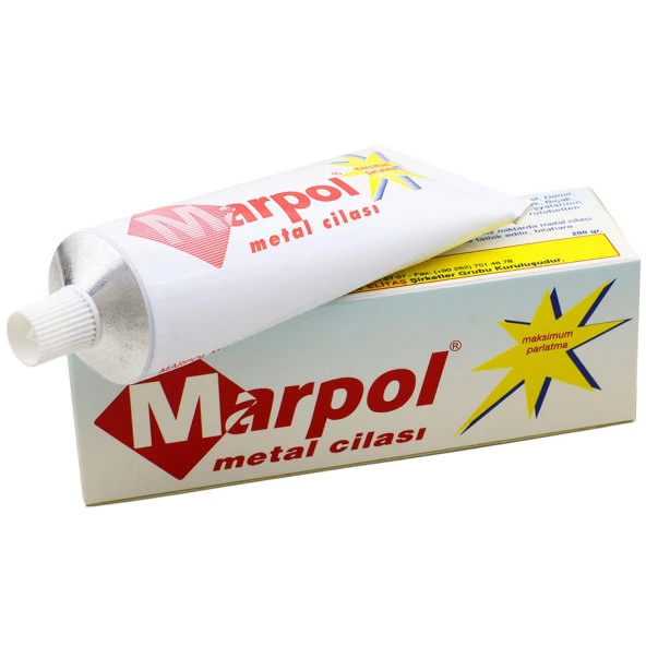 Marpol Tüp Metal Parlatma Cilası 200 Gr Pasta Cila Otomotiv Parlatıcı