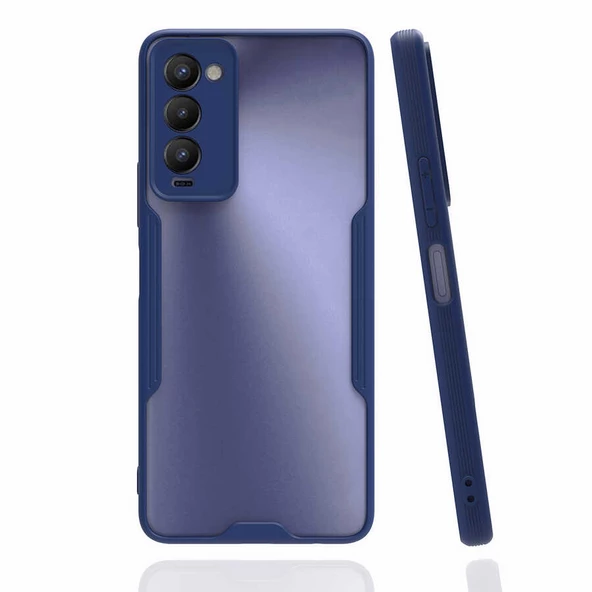 Tecno Camon 18 P Kılıf Parfe Kenarları Pastel Renk Silikon Kılıf