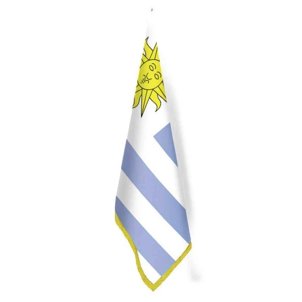 Uruguay Bayrağı -Ofis-Makam-Toplantı Odaları - Saçaklı Makam Bayrağı