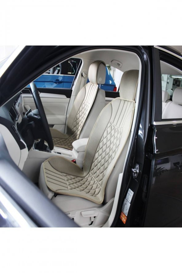 Volkswagen Passat B8 Lüks Oto Koltuk Minderi Ön 2li Set Elegance Bej - 1