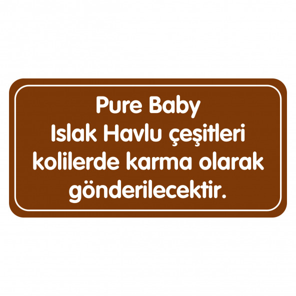 Pure Baby Islak Havlu 12x50 (600 Yaprak) - 4