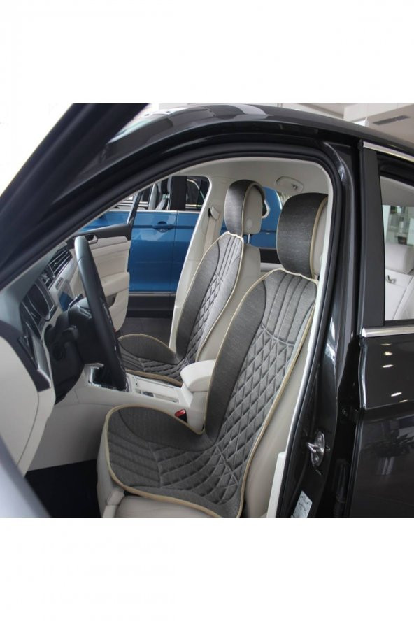 Volkswagen T-Roc Lüks Oto Koltuk Minderi Ön 2li Set Elegance Koyu Bej